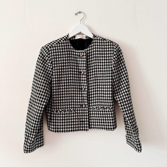 Jackets & Blazers - Vintage Houndstooth Blazer - XS